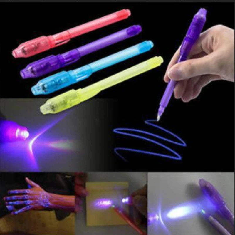 Invisible Ink Spy Pen with UV Light