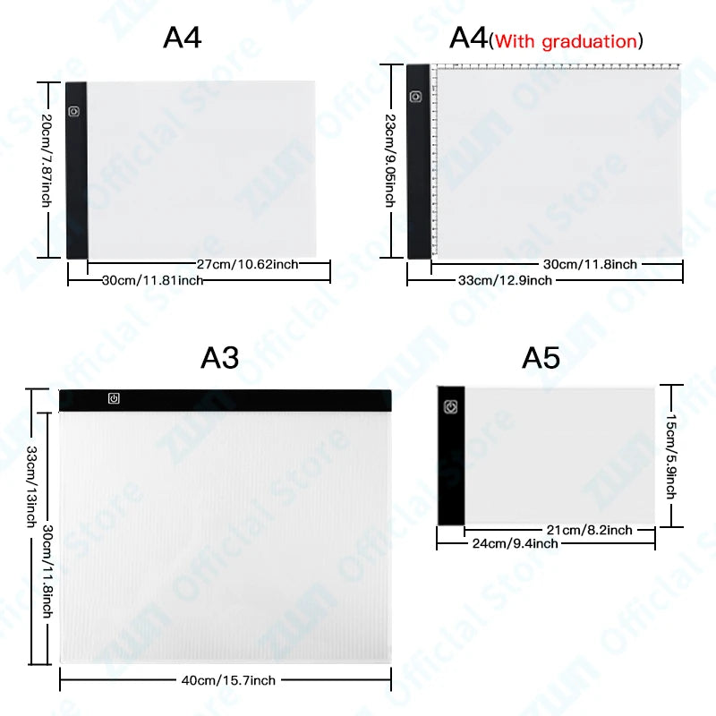 Dimming Led Drawing Pad