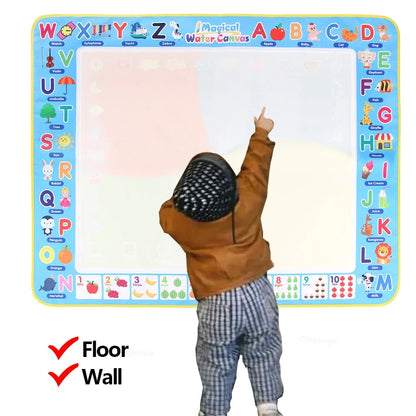 Magic Water Drawing Mat with Reusable Magic Pens