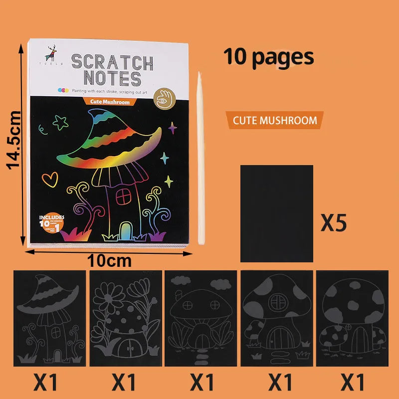 Rainbow Magic Scratch Paper Set