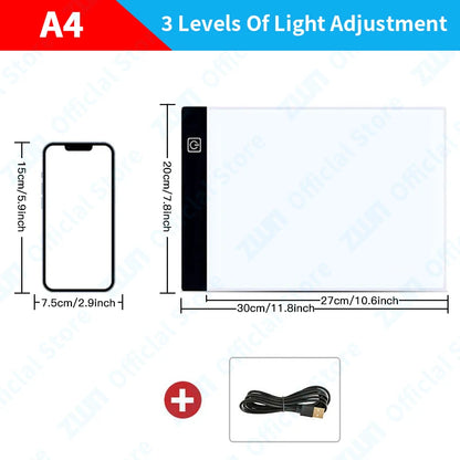 Dimming Led Drawing Pad