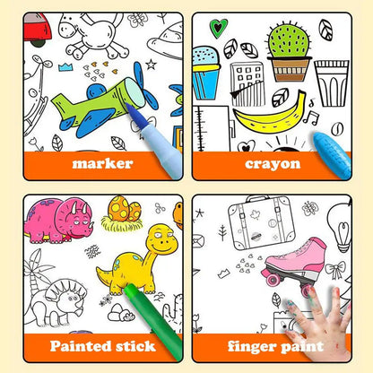 Children's Sticky Color Filling Paper