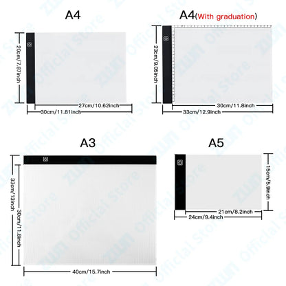 Dimming Led Drawing Pad