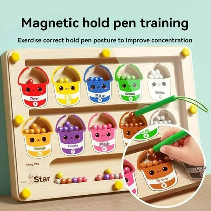 Children's Magnetic Maze Walking Ball Puzzle Toy