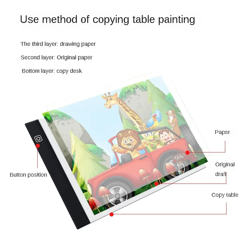 Dimming Led Drawing Pad