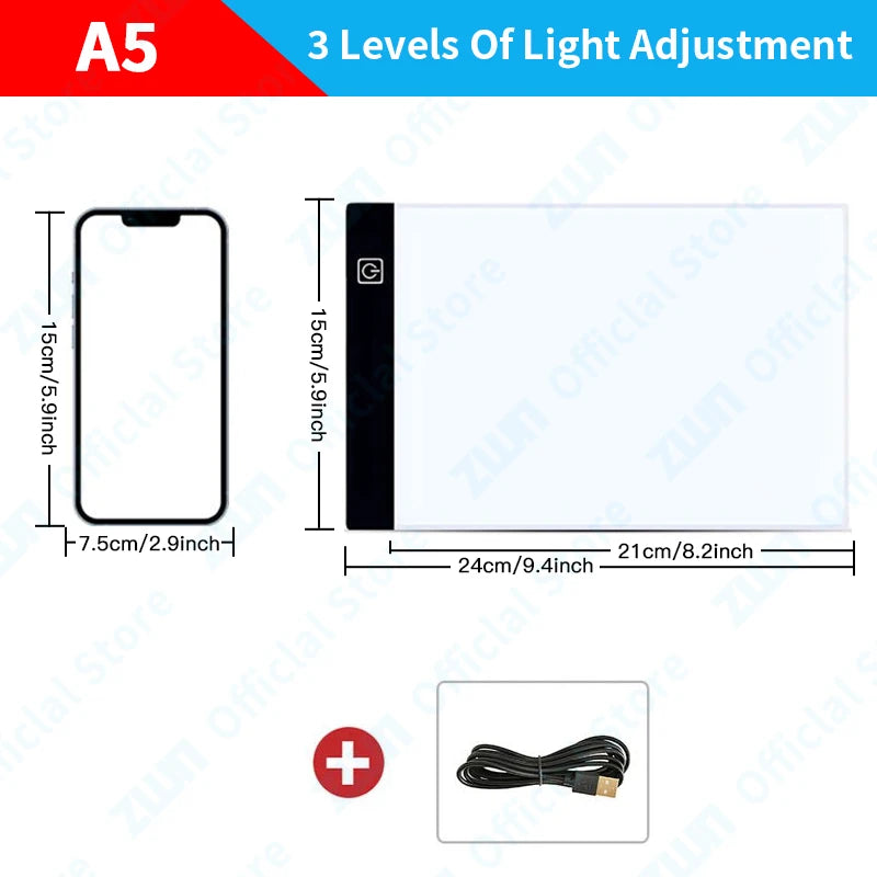 Dimming Led Drawing Pad