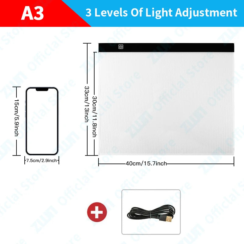 Dimming Led Drawing Pad