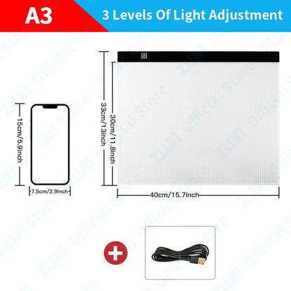 Dimming Led Drawing Pad
