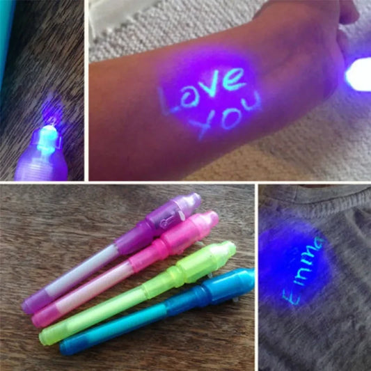 Invisible Ink Spy Pen with UV Light