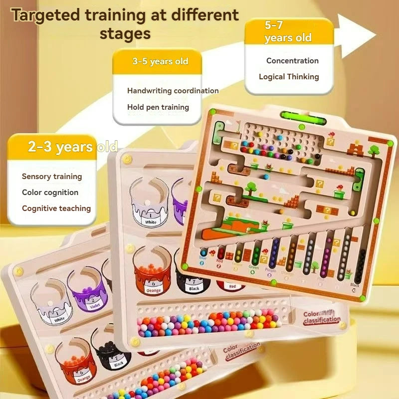 Children's Magnetic Maze Walking Ball Puzzle Toy