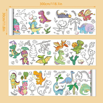 Children's Sticky Color Filling Paper