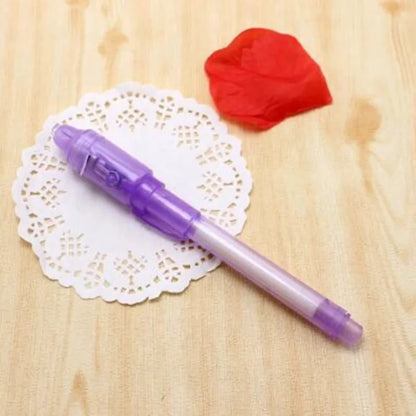 Invisible Ink Spy Pen with UV Light