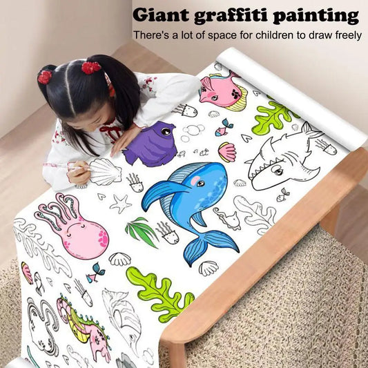 Children's Sticky Color Filling Paper