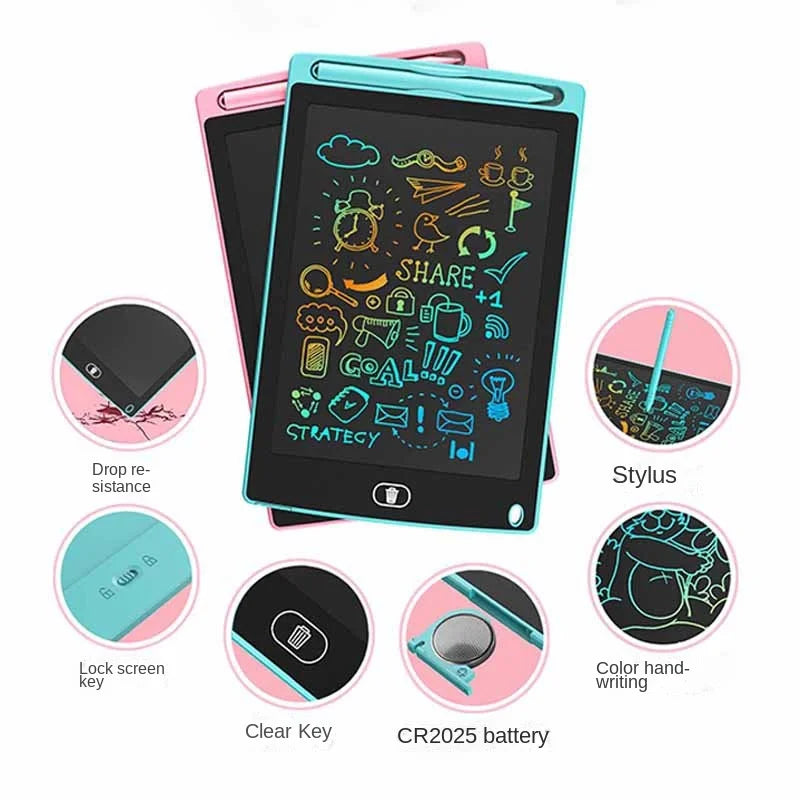 Colourful LCD Writing Tablet Drawing Board