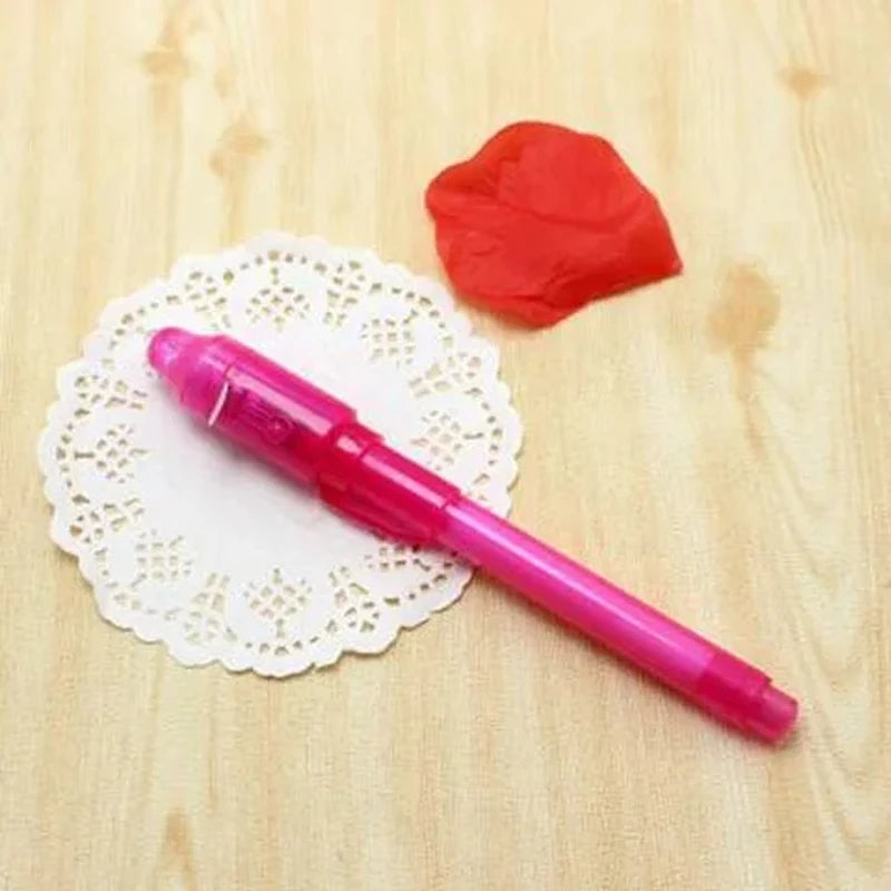 Invisible Ink Spy Pen with UV Light