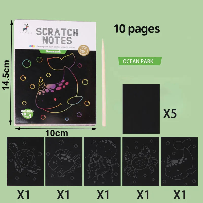 Rainbow Magic Scratch Paper Set