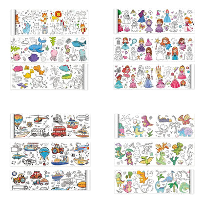 Children's Sticky Color Filling Paper